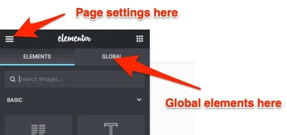 Elementor-Page-Settings