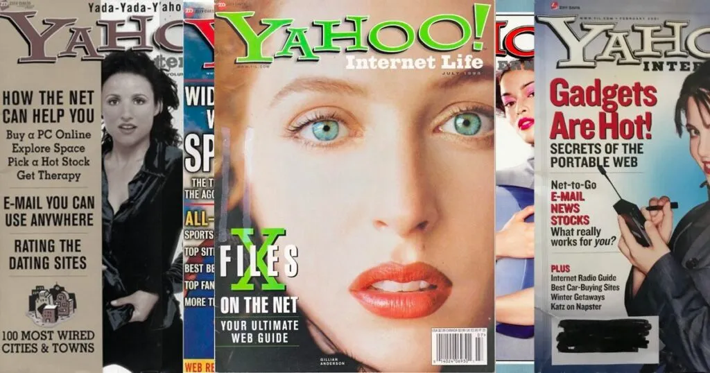 Yahoo Internet Life magazine covers