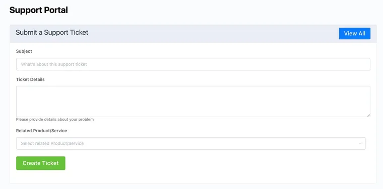 Fluent Support Review: New Ticket Form