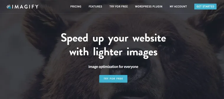 Imagify Homepage