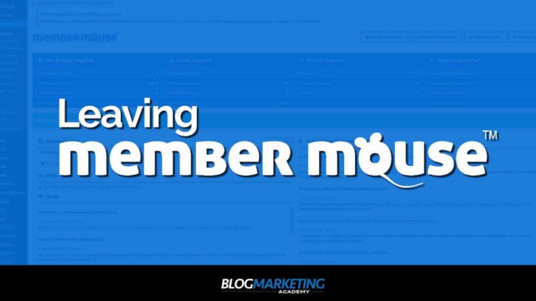 Why I Am Switching Away From MemberMouse For My Membership Site