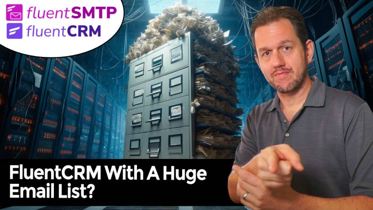 FluentCRM and FluentSMTP | The Downside Of Sending Large Amounts of Email (And How To Fix It)